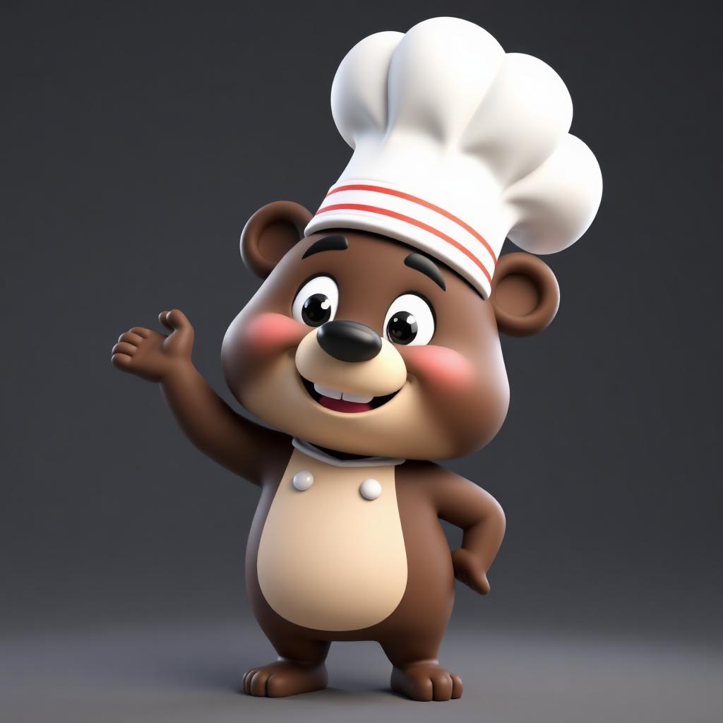Mascote tubarão marombeiro 3D