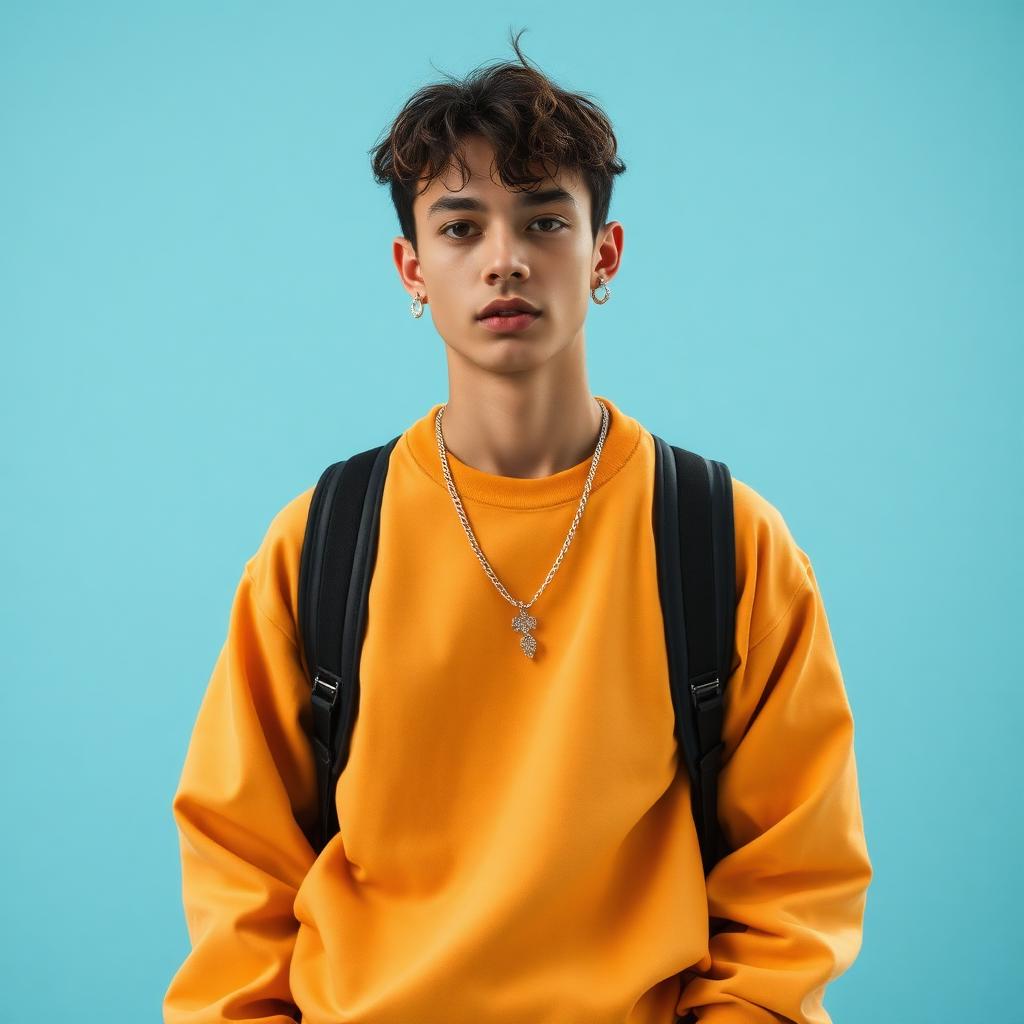 Uniforme esportivo completo em flat lay